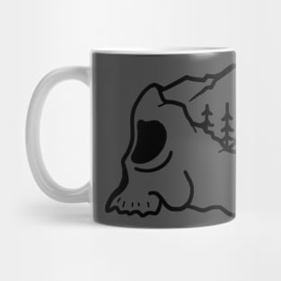 Skull head adventure Mug